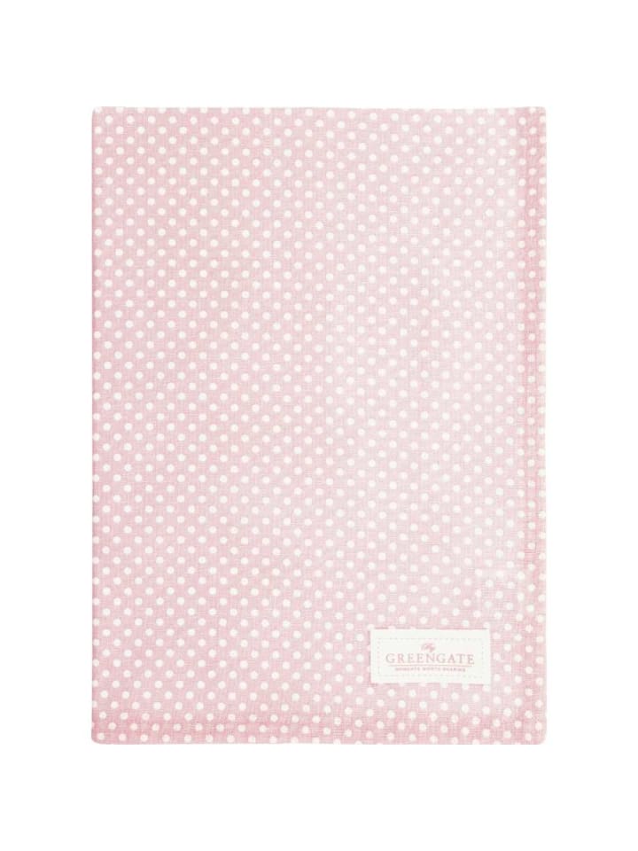 Geschirrtuch DOTTY PALE PINK Rosa mit weißen Punkten