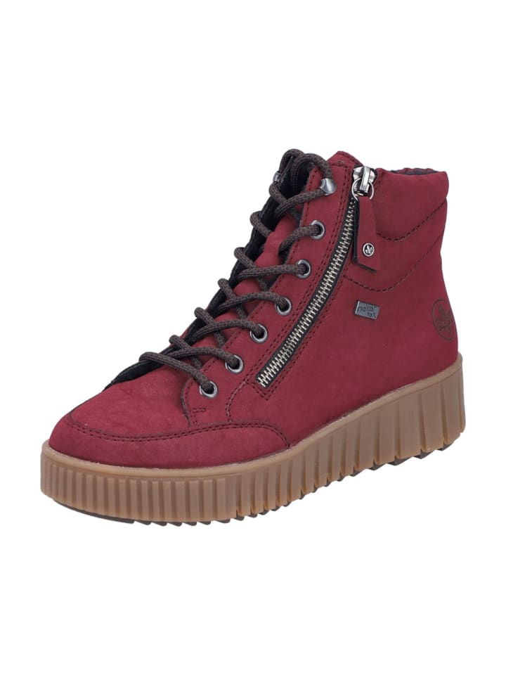 Plateau Stiefel in Rot