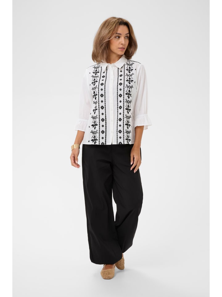 Langarm - Hemd CRBrianna Regular fit in Snow White