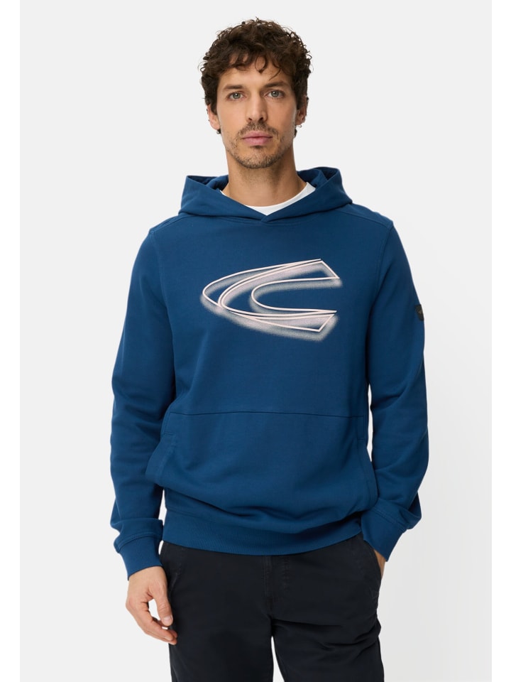 Sweatshirt mit Kapuze in Lyons Blue