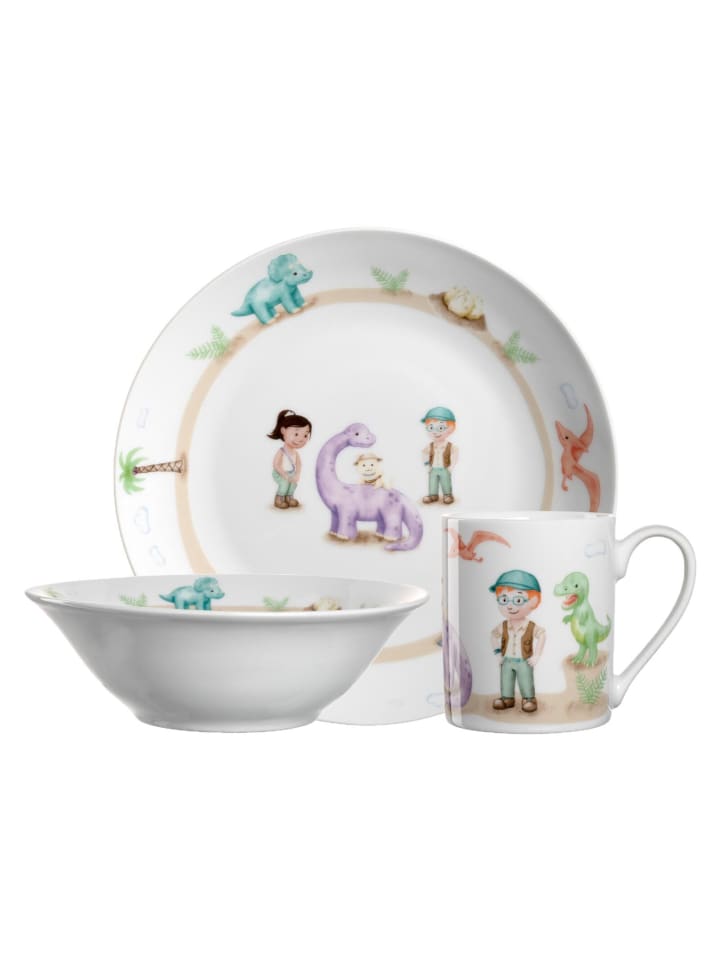Kindergeschirr Set BAMBINI AVVENTURA in Dino