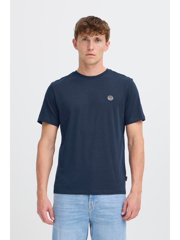 Rundhalsshirt BHEbo in Blau