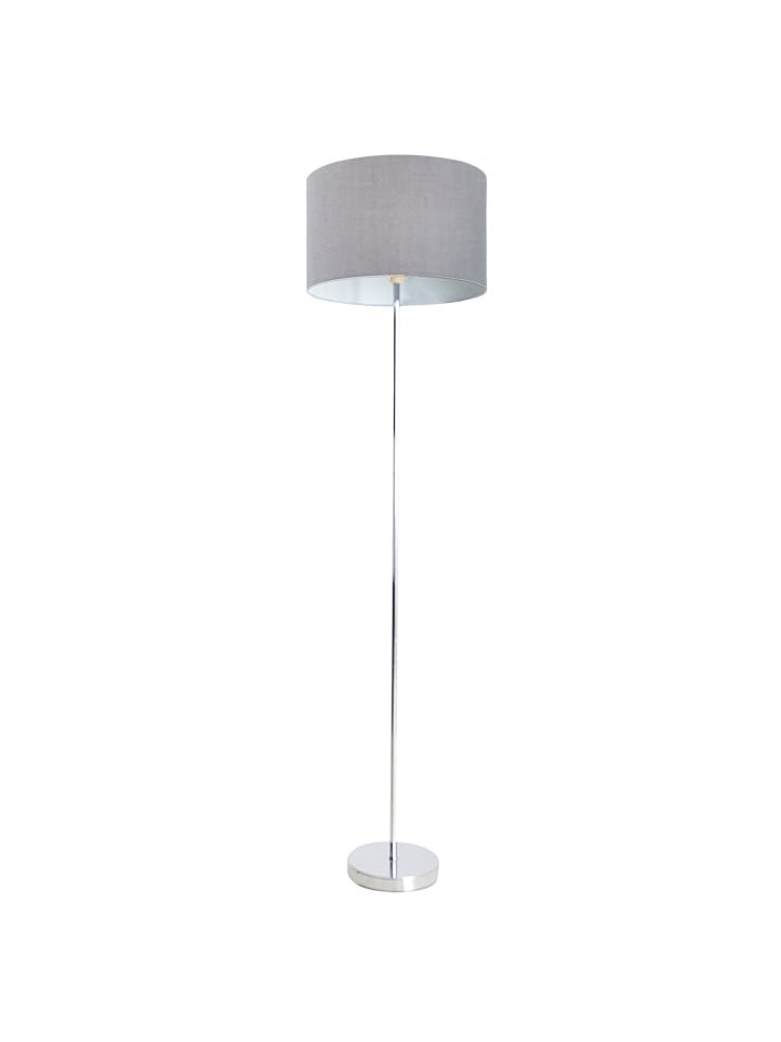 Stehleuchte "NEW YORK" in grau - (L)34.5 cm x (B)34.5 cm x (H)160 cm