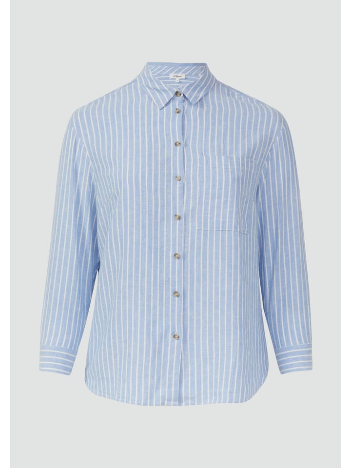 Bluse in 55G0_hellblau