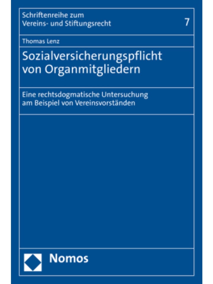 Buch - Sozialversicherungspflicht von Organmitgliedern