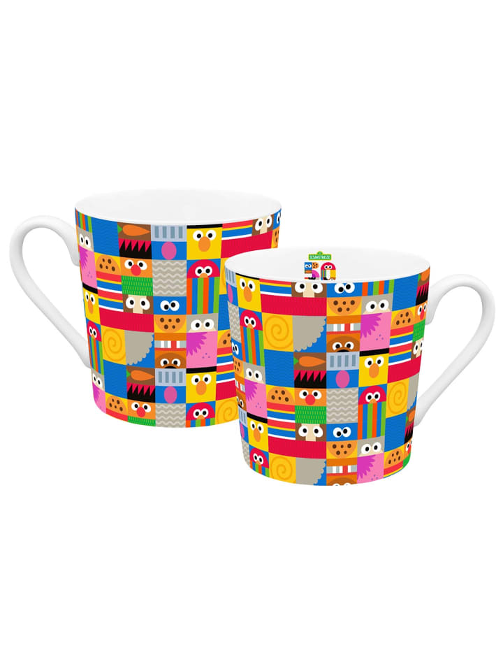 Tasse Sesamstraße Jubiläum in Gelb - 350ml