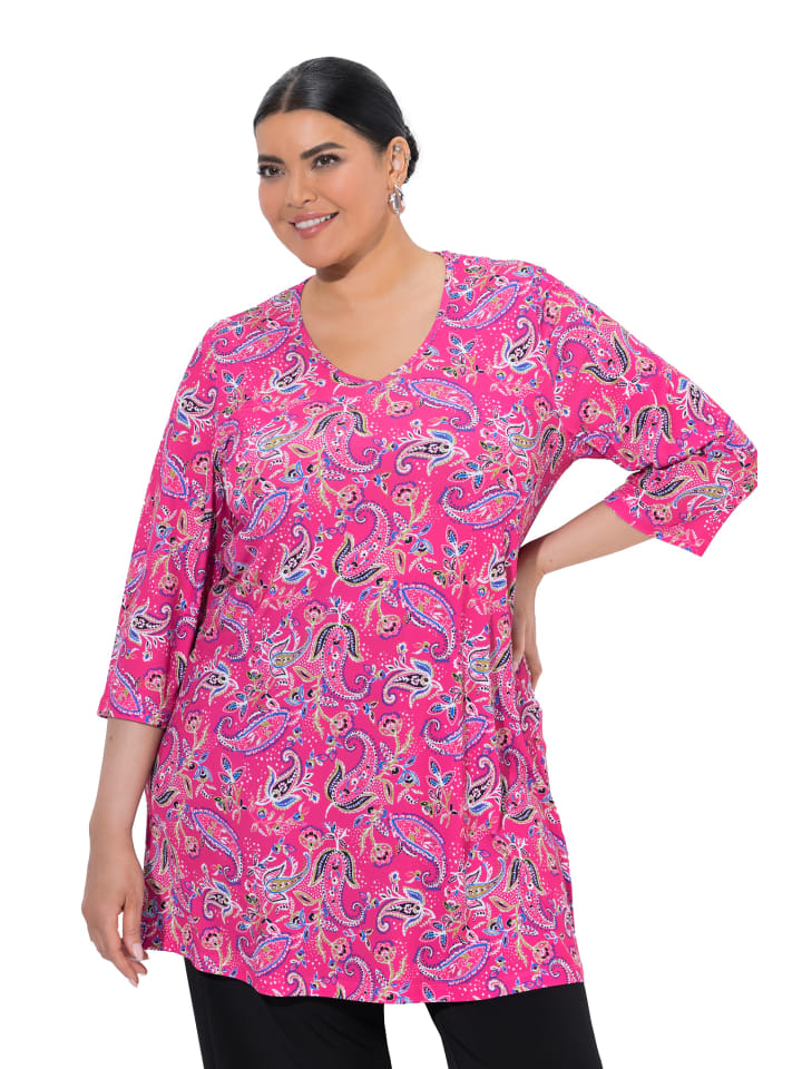 Longshirt in helles fuchsia