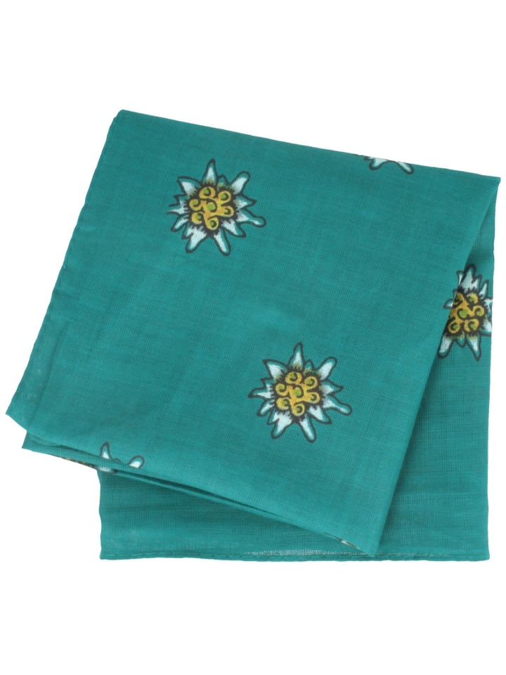 Tuch in blau