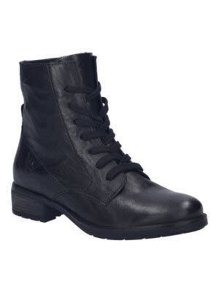 Schnürschuh in schwarz