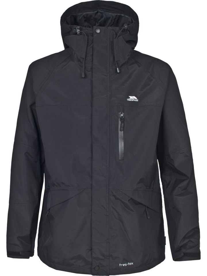 Regenjacke in Schwarz