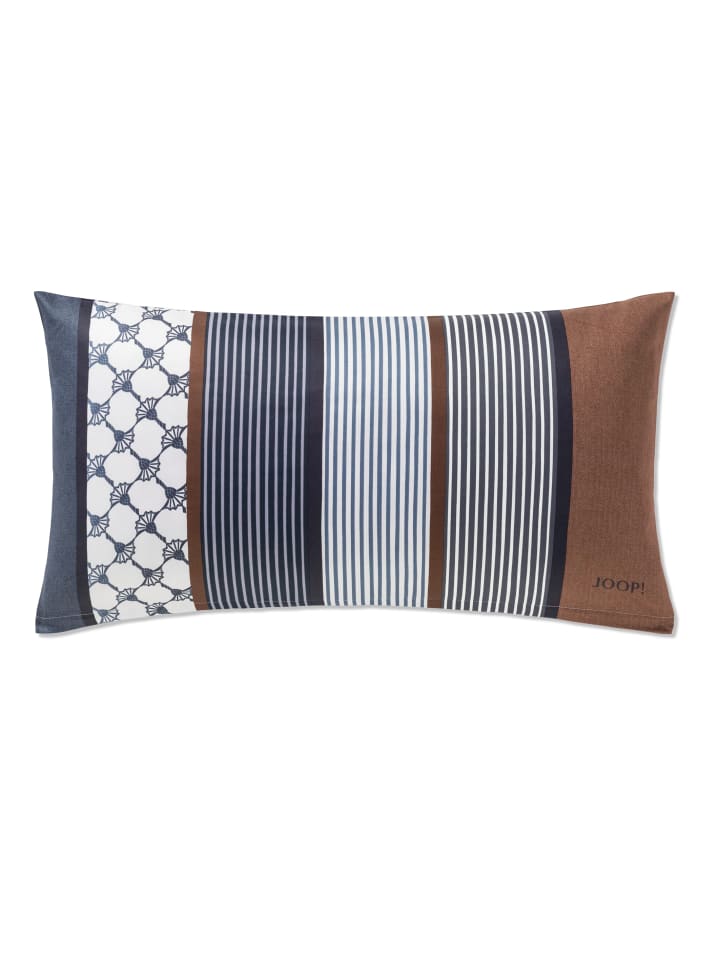 JOOP! CORNFLOWER STRIPES Kissen 40x80 cm, Deep Ocean