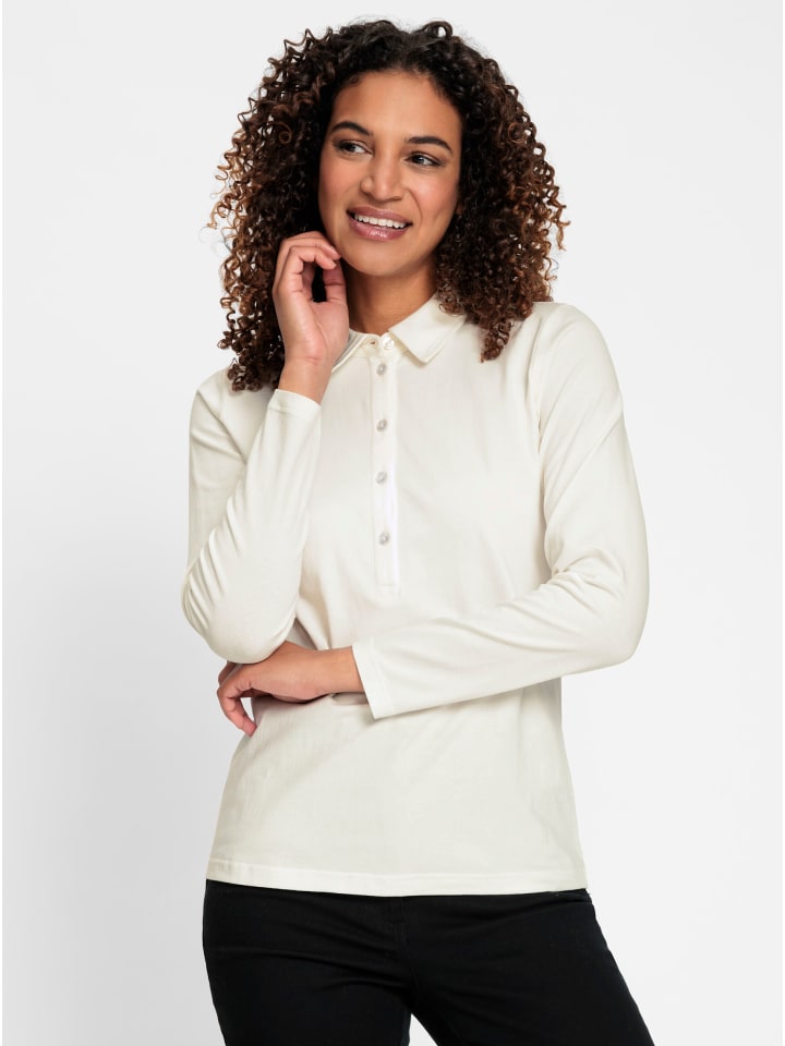 Poloshirt in ecru