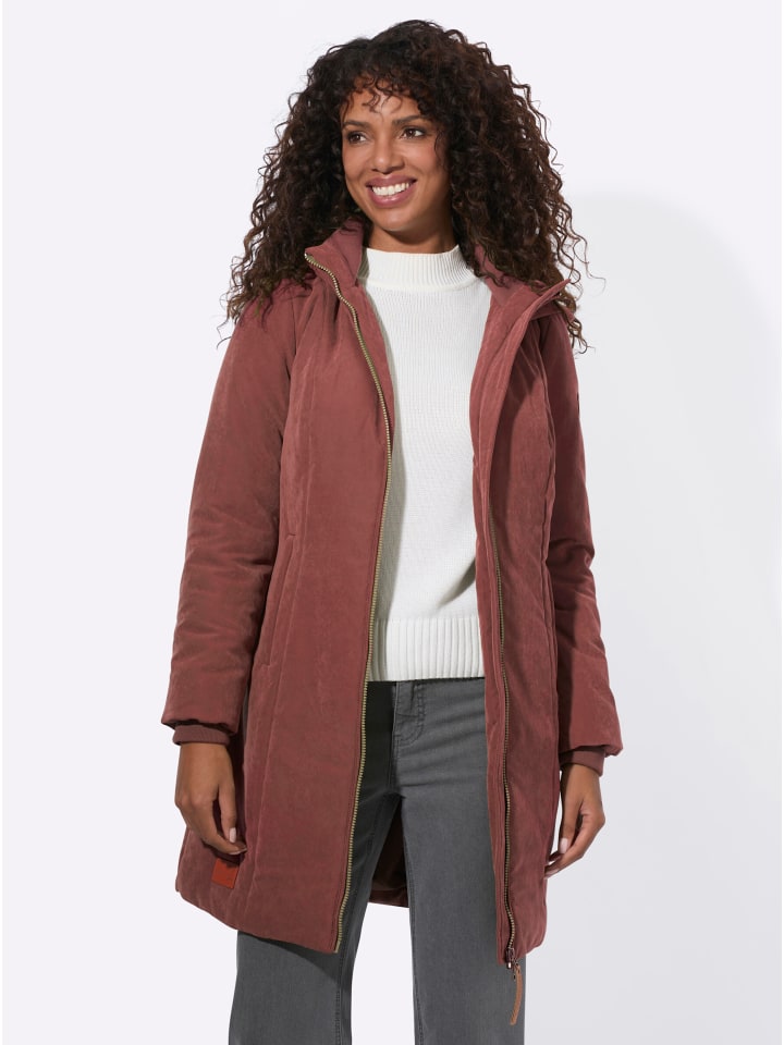 Outdoorjacke in rotbraun