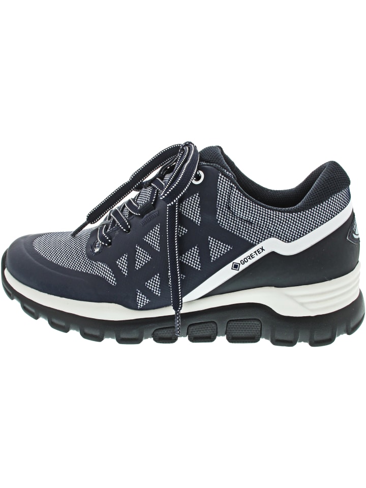 Comfort sportlicher Schnürer Blau