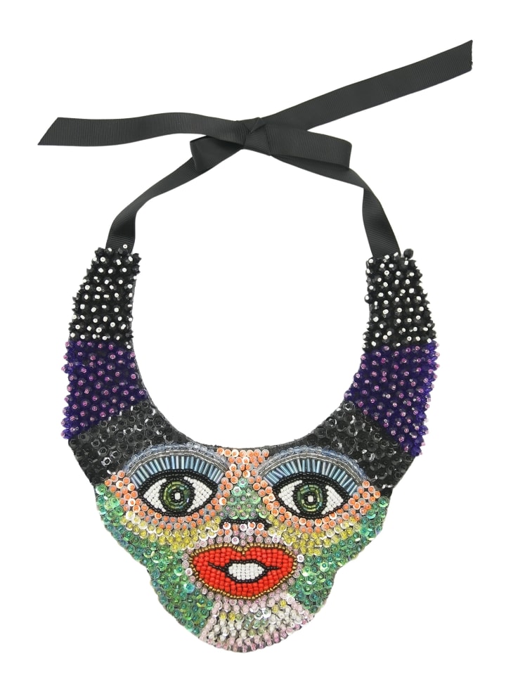 Kurze Kette " Face " in multi