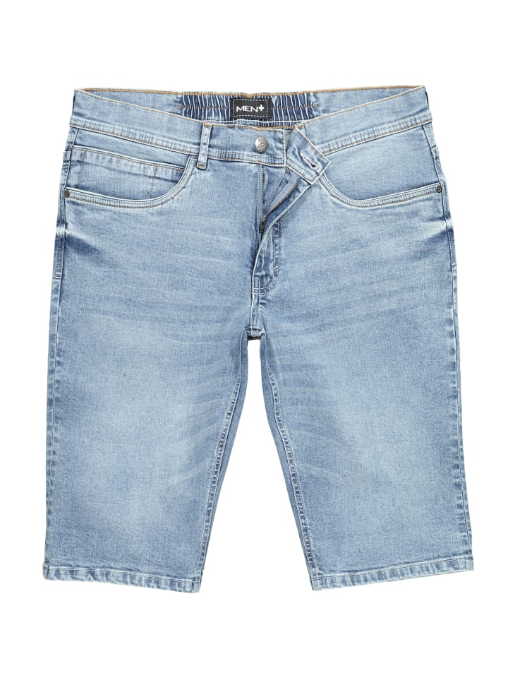 Bermuda in bleached denim