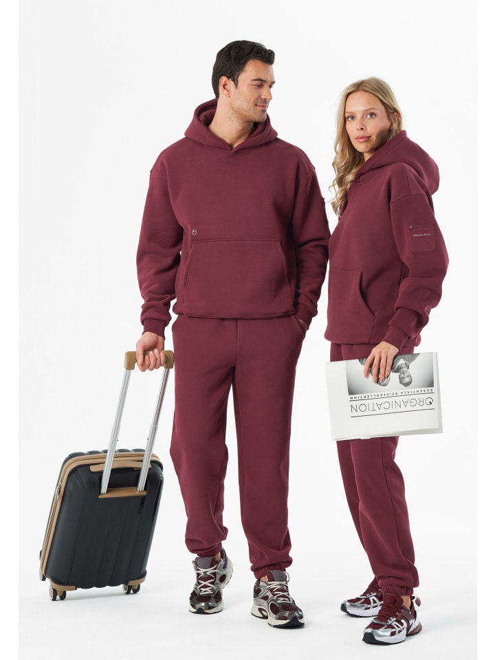 Sweatshirt "HARVINN" in Bordeaux