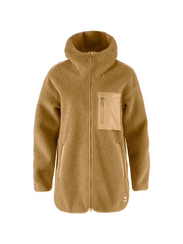 Fleecejacke in braun
