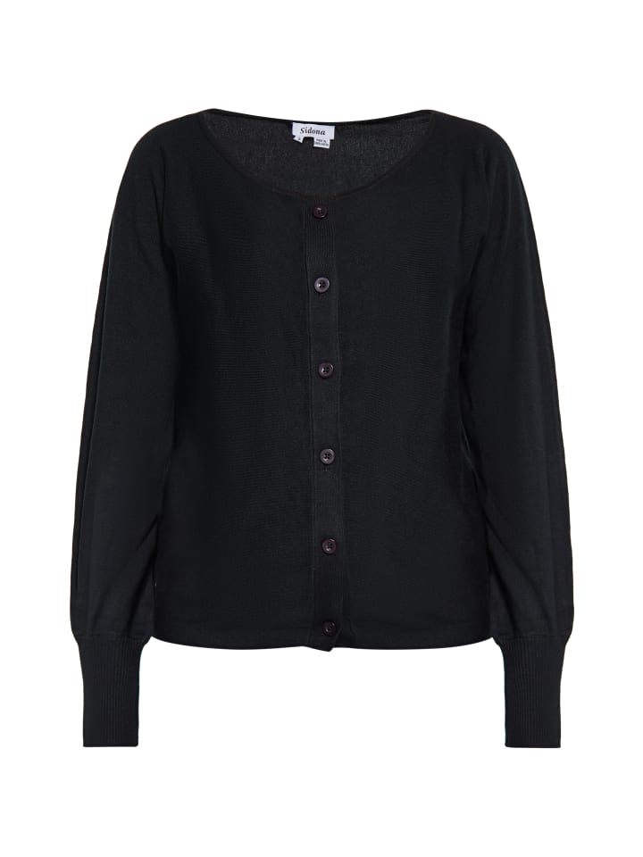 Women Cardigan in Schwarz