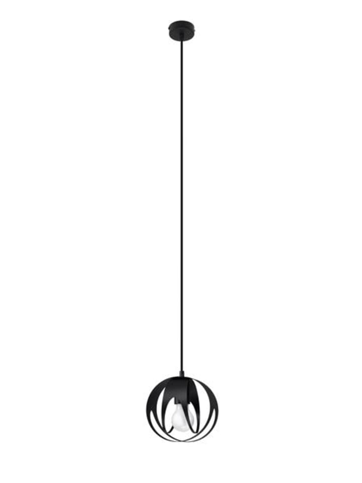 Hängeleuchte VEDA in Schwarz (L)16cm (B)16cm (L)125cm