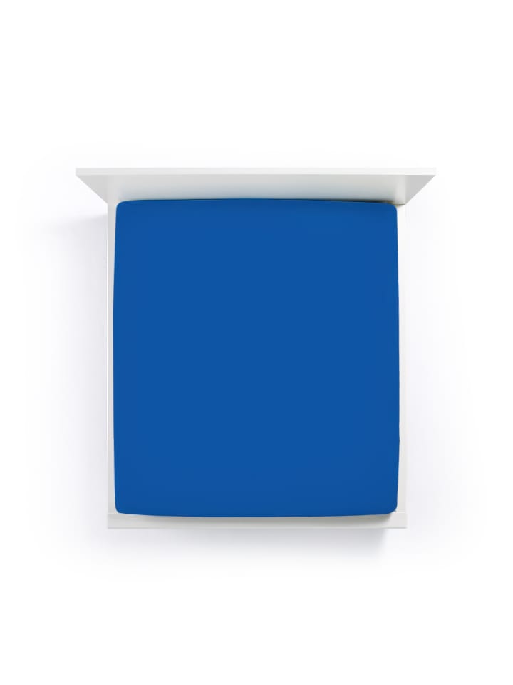 Spannbettlaken Bella Gracia in Royalblau