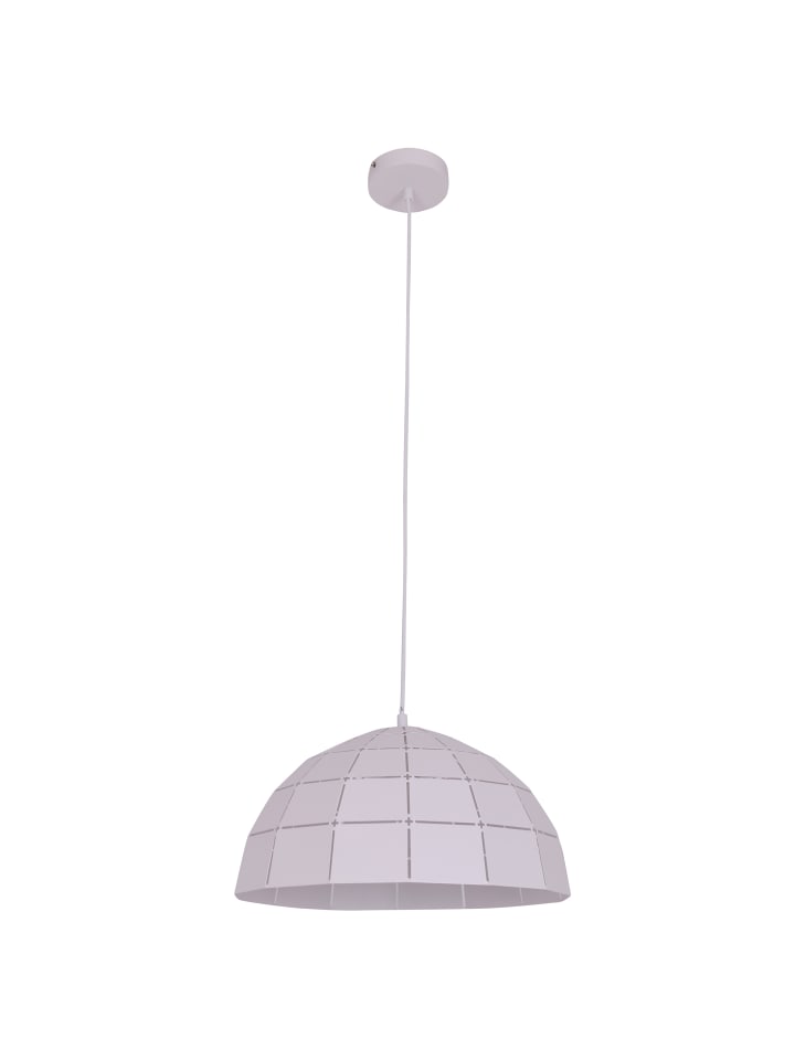 Pendelleuchte "ALISON" in weiß - (L)40 cm x (B)40 cm x (H)96 cm