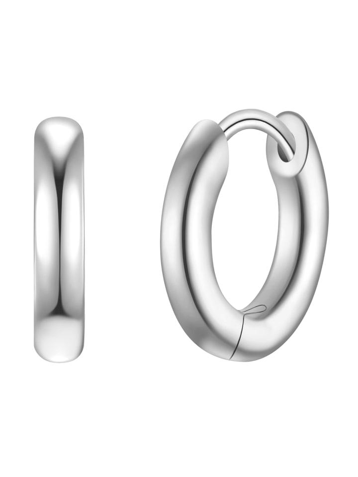 Creolen aus Sterling Silber in silber