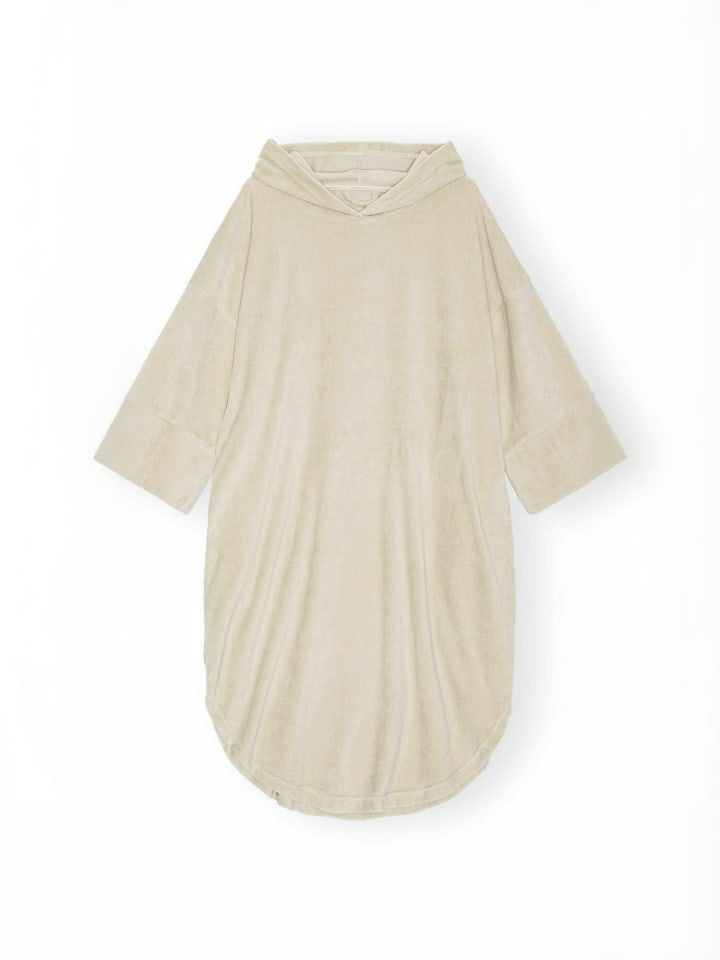 Bademantel Cover in pure beige