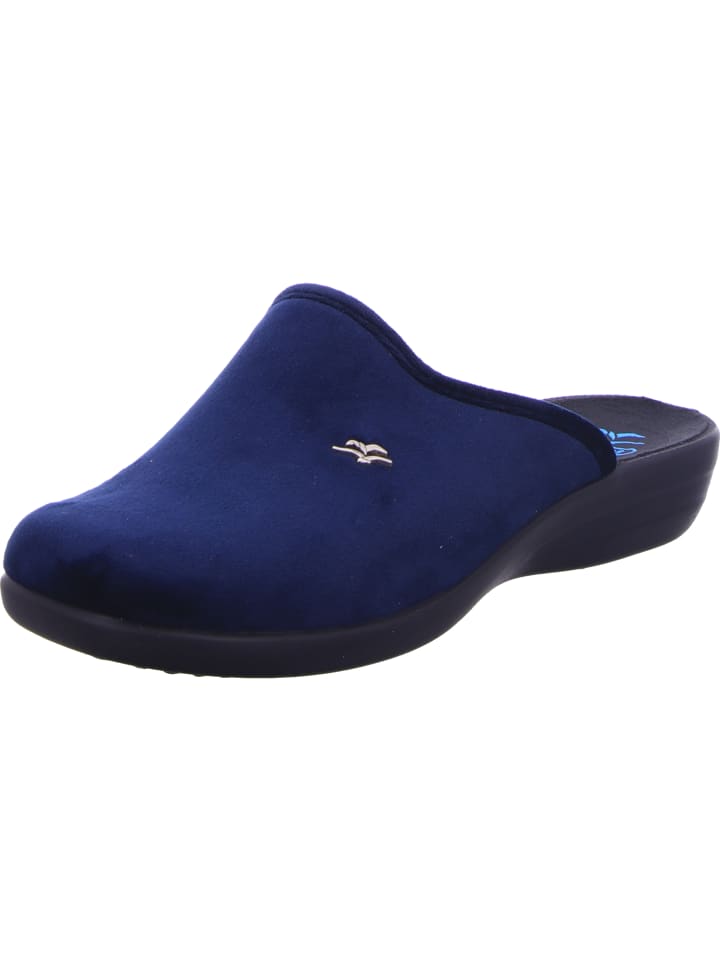 Pantoffel in blau
