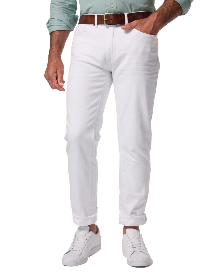 Jeanshose in white denim
