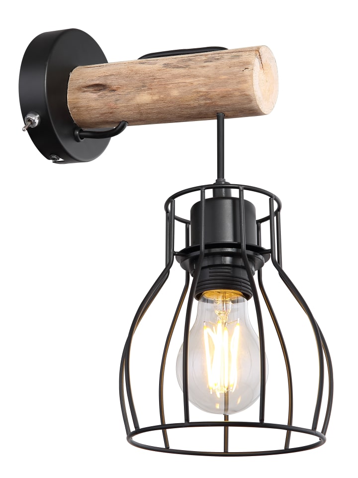 Wandleuchte "MINA" in black