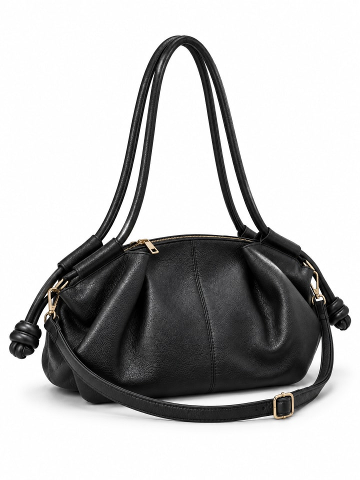 Schultertasche " Modena " in schwarz