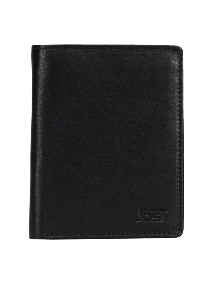 Odense Geldbörse RFID Schutz Leder 10 cm black