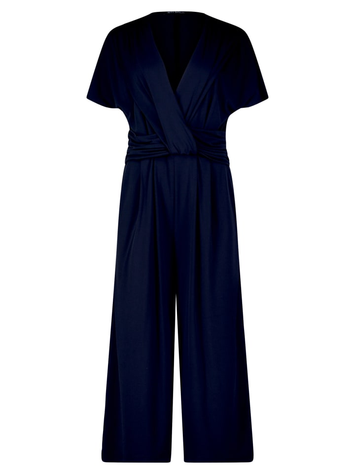 Jumpsuit mit Eingrifftaschen in dunkelblau