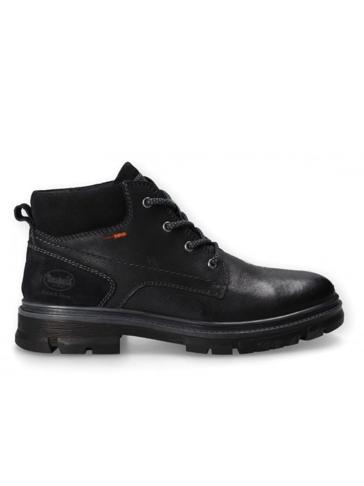 Schnürstiefel in Schwarz