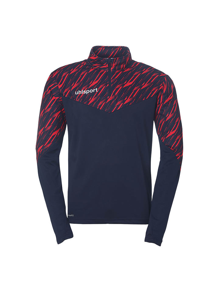 1/4 ZIP TOP Progressive 28 Kids in marine/rot