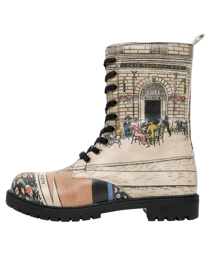Zipsy Boots - Cafe Wien in Beige
