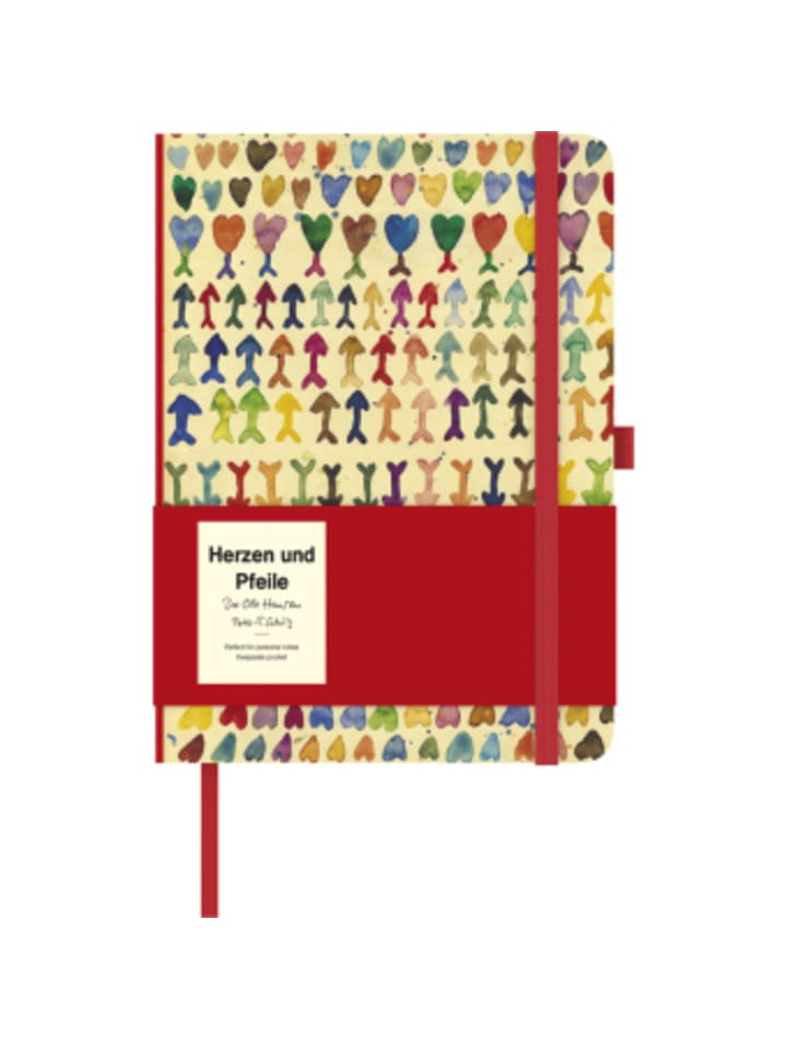 Kalender - Herzen und Pfeile Notizbuch