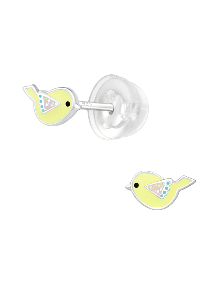 Kinder-Ohrstecker in Gelb
