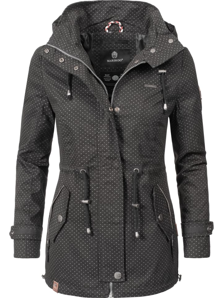 Übergangsjacke Nyokoo in Schwarz Dots