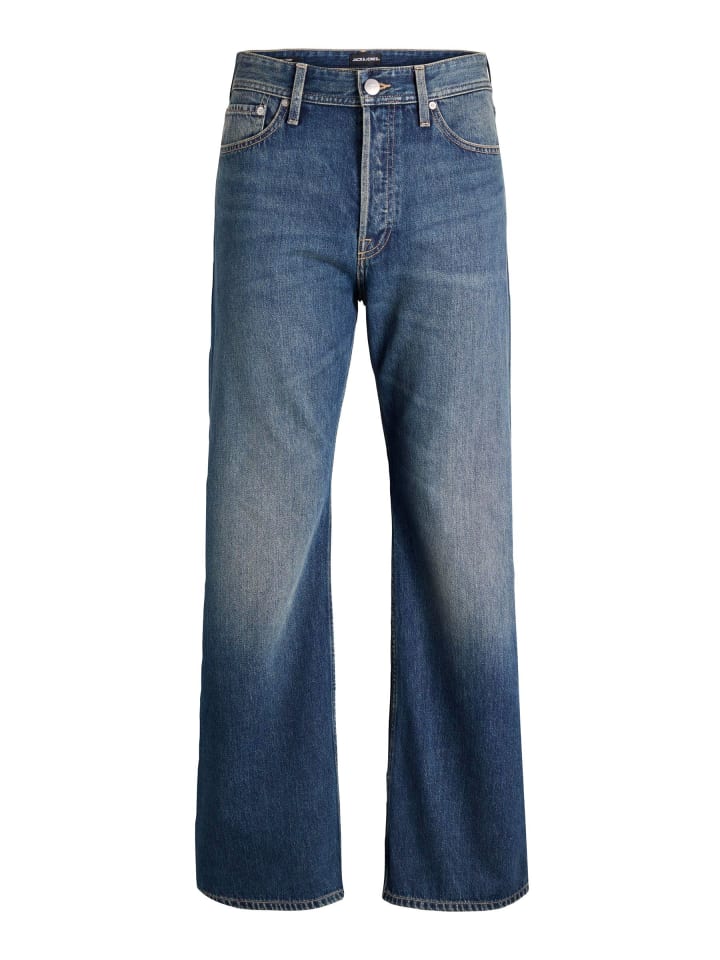 Jeans mit ausgestellter Passform in Blue Denim
