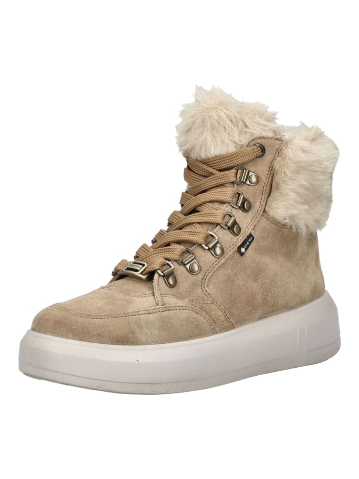 Stiefelette Beige