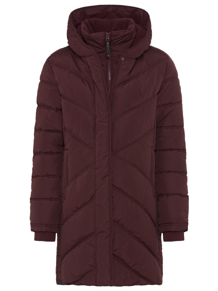 Winterjacke in bordeaux