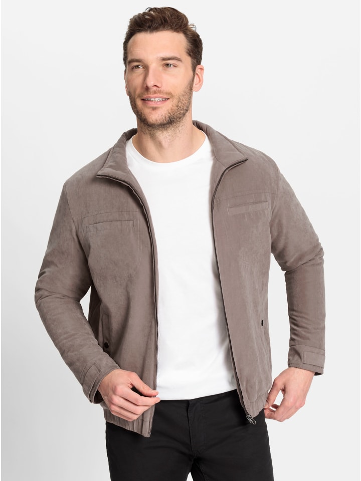 Blouson in dunkeltaupe