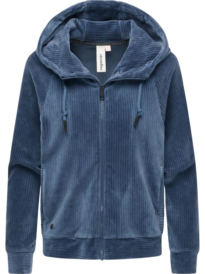 Sweatjacke Corduly Cordy in Indigo Blue