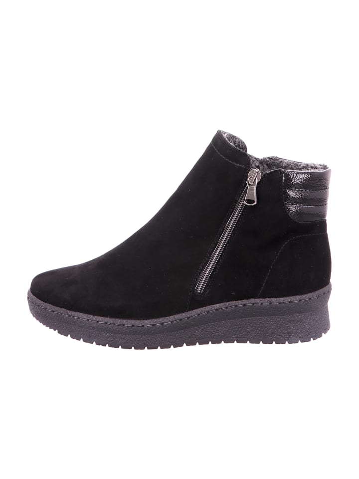 Komfort Stiefeletten in Schwarz