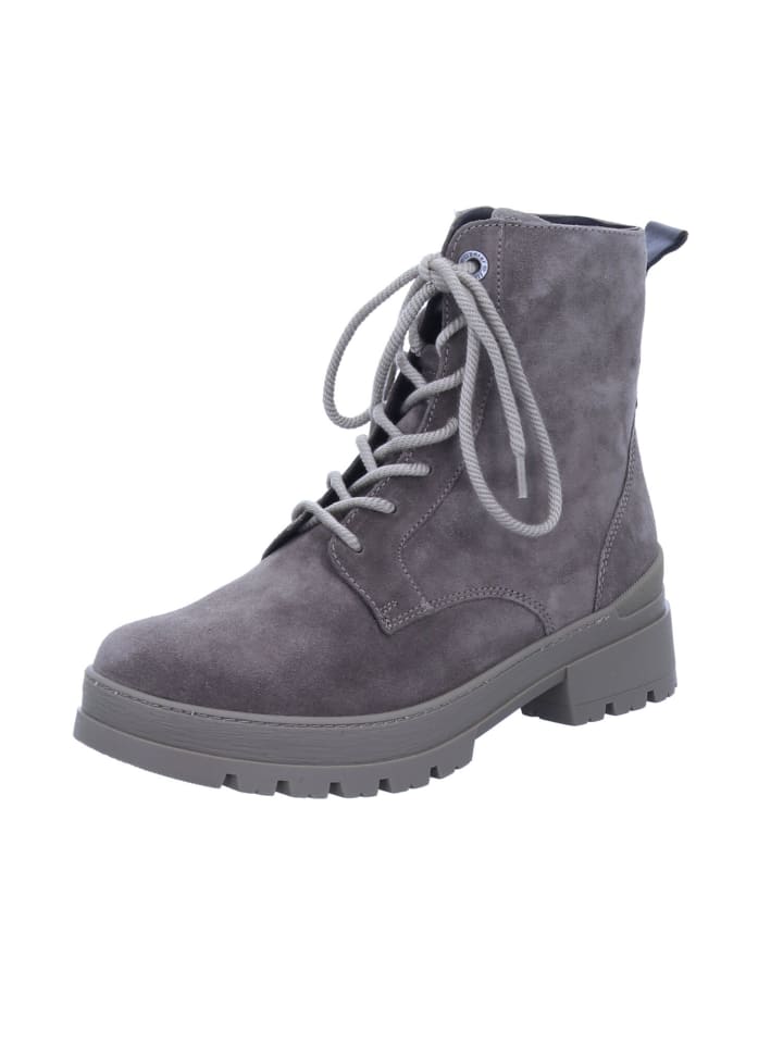 Schnürstiefeletten Gela in darktaupe