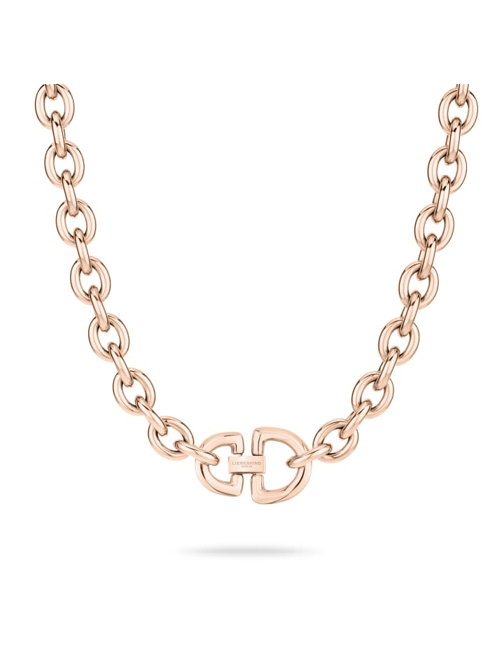 Halskette The D-Link Statement in roségold