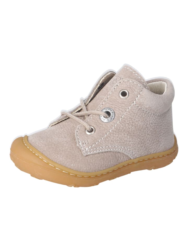 Lauflern Schnürstiefel Kaltfutter in beige