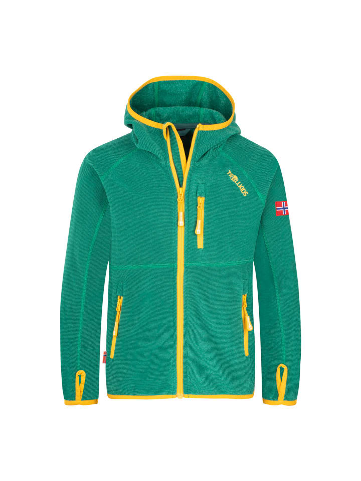 Fleecejacke Sandefjord in jungle green